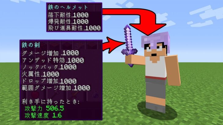 ランダムで1000倍エンチャがつく世界でエンドラ討伐！？【マイクラ】