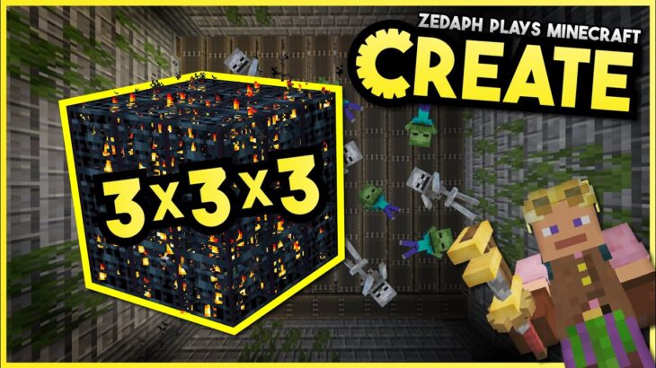 3x3x3 Mega Spawner Minecraft Create Mod 2 Minecraft Summary マイクラ動画