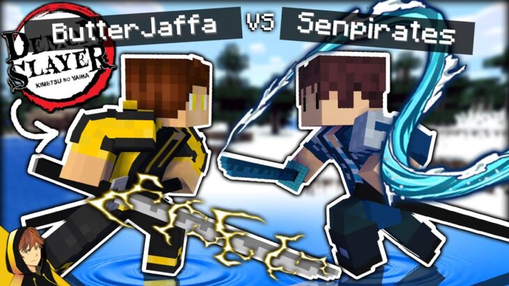 DEMON SLAYER PVP BATTLE!!! | Minecraft [Demon Slayer Mod] w/Senpirates