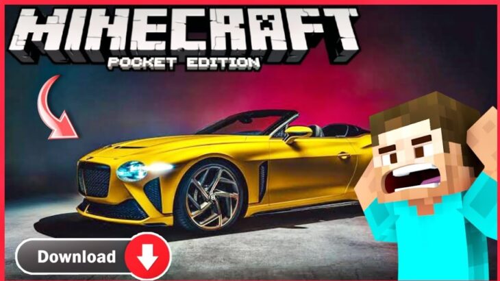 Download Super car in Minecraft pe | Minecraft car mod | nariyal is op