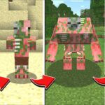 Minecraft EXTREME LIFE AS A ZOMBIE PIGMAN MOD / BUILD A HOUSE AND SURVIVE INSIDE !! Minecraft Mods