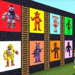 Minecraft FORBIDDEN FIVE NIGHTS AT FREDDYS PORTAL MOD / DON’T ENTER DANGEROUS MOBS !! Minecraft Mods