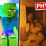 Minecraft Realistic Physics Mod is Hilarious !! Minecraft Mutant Beast Mod