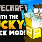 Minecraft, but the “Lucky” Block Mod is full of surprises!