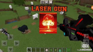 Minecraft laser gun mod