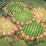 【マインクラフト】オシャレな畑の作り方【Minecraft】How to Build a Farm Field【マイクラ建築】