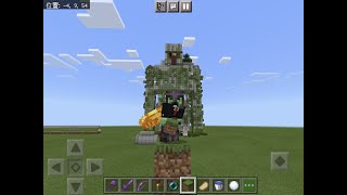 【Minecraft】（IRON GOREM)３時間で作った建築勢によるアイアンゴーレムを作ってみた！！【マイクラ・マインクラフト統合版】