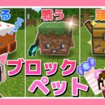 ブロックをペットにしたら天才すぎた！！【マイクラ】【マインクラフト】【Minecraft】【女性ゲーム実況者】【TAMAchan】