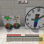 Realistic Clocks MOD in Minecraft PE