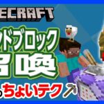 【マイクラ】コマンドブロックの“ちょいテク” 召喚編！summonコマンドを使うと次々に出てくる出てくる！【攻略】【建築】【作り方】