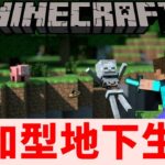 【初見大歓迎】参加型地下生活サバイバル【マイクラ統合版】