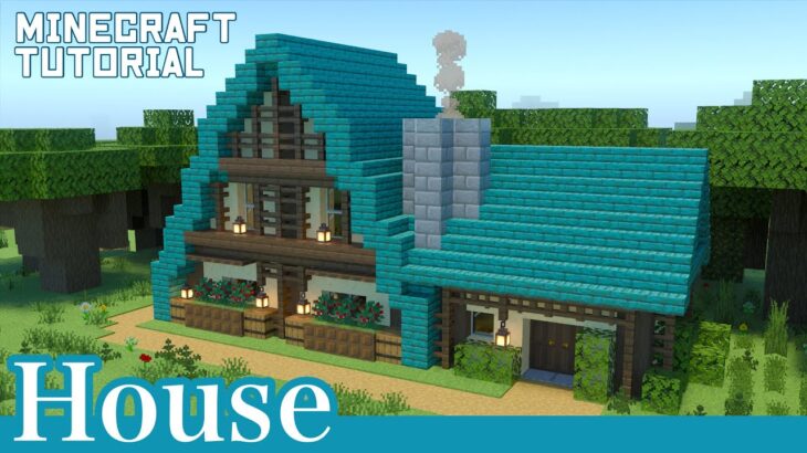 マインクラフト 洋風の大きな屋根の家の作り方 マイクラ建築講座 Minecraft Summary マイクラ動画