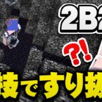 【マイクラ】アナーキーサーバー２ｂ２ｔのネザー岩盤の上に何があるのか気になって仕方なかったのでバグ技を使って登ってみた結果…【マインクラフト実況プレイ】