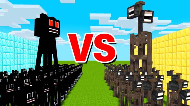 マイクラ 大量のカートゥーンキャットvs大量サイレンヘッドでマインクラフト マインクラフト まいくら Minecraft Summary マイクラ動画