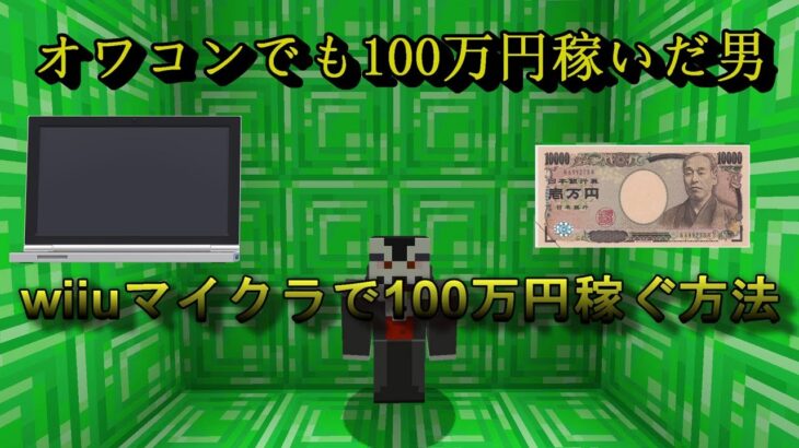 オワコンwiiuマイクラで100万円稼ぐ方法 簡単 Minecraft Summary マイクラ動画