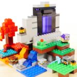 レゴ マインクラフト 荒廃したポータル 21172 ネザライト フル装備 ／ LEGO Minecraft The Ruined Portal Speed Build & Review