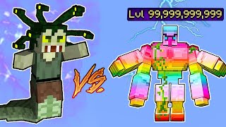 Gorgon, Ice and Fire Mod Vs. Spectrite Golem in Minecraft