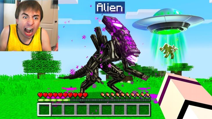 I Trolled Him With ALIEN Mod In Minecraft!