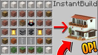 Instant House Mod For Minecraft Pe