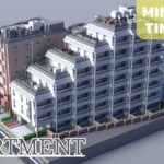 【斜めで階段状のマンションを作る: マイクラ現代建築都市開発】Live Building!! # 265【Minecraft Timelapse】