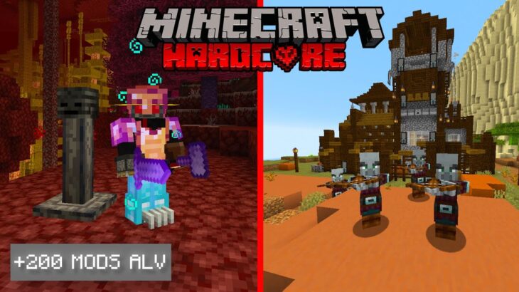 MINECRAFT HARDCORE pero con TODOS los MODS!🔥 – PARTE 4