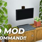 【マイクラ家具】MOD・コマンドなし！テレビの作り方(統合版対応)