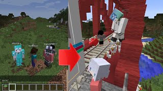 普通のマイクラを鉄道MODで発展させます【ノーマルワールドクラフト#1】