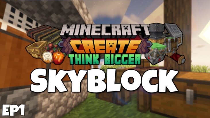 Minecraft Create Mod Skyblock “The Beginning” – Ep1