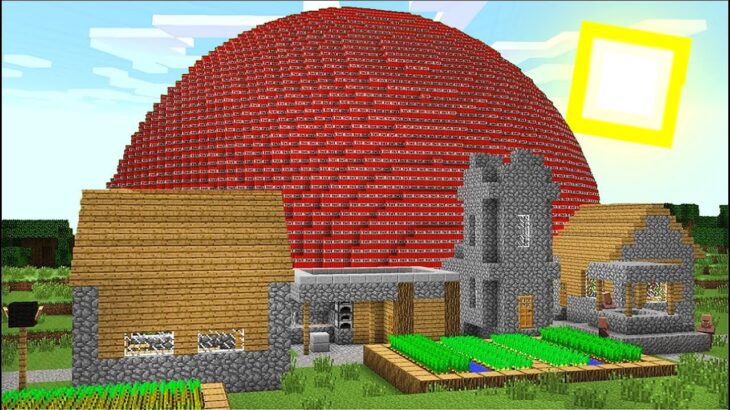 Minecraft DON’T TOUCH THIS SPHERE TNT IN THE MINECRAFT VILLAGE MOD / CIRCLE TNT !! Minecraft Mods