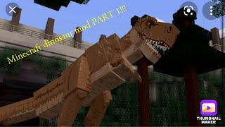 Minecraft Dinosaur MOD!!!!