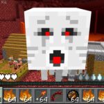 Minecraft FORBIDDEN LIFE OF A GHAST IN VILLAGE HOUSE MOD / DON’T DESTROY THE HOUSES ! Minecraft Mods