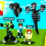 Minecraft Mod : Monster Wither Attacked us !! Malayalam Techies