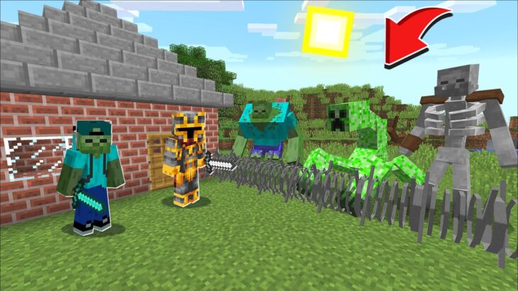 Minecraft PROTECT HOUSE AGAINST MUTANT MONSTERS MOBS MOD / DANGEROUS BEAST TAKE OVER! Minecraft Mods