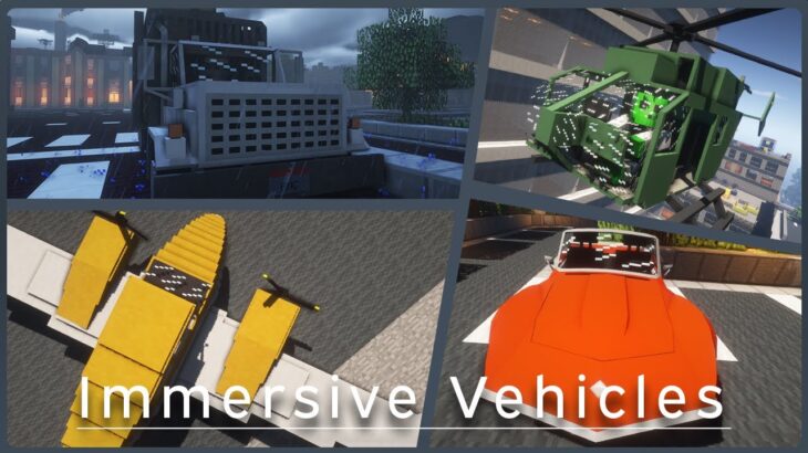 Minecraft Start Your Engines Immersive Vehicles 1 12 2 Mod Showcase Minecraft Summary マイクラ動画