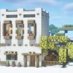 【マインクラフト】７×７！砂漠に作る砂岩の家【Minecraft】How to Build a Sandstone House【マイクラ建築】