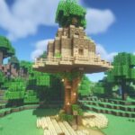 【マインクラフト】ツリーハウスの作り方【Minecraft】How to build a Tree House【マイクラ建築】