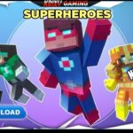 NEW SUPERHEROES IN MINECRAFT POCKET EDITION | SUPERHEROES MOD MINECRAFT | AVENGERS IN MCPE | 2021!