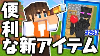 アプデ追加の双眼鏡って便利なの!?新アイテムを使いこなせ!!マイクラ実況Part267【マインクラフト】