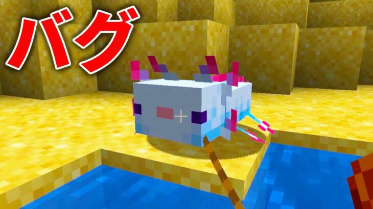 【マイクラ】アプデのバグが面白過ぎたｗｗｗ#Shorts