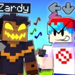 Zardy vs Boyfriend in Friday Night Funkin Minecraft (FNF Mod)