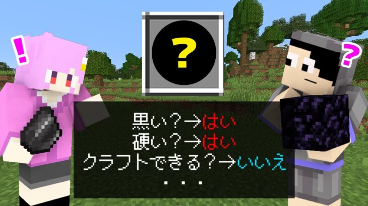 【マインクラフト😜】お題のアイテムを特定して持ってくるゲームが面白すぎるｗｗｗ【マイクラ実況】