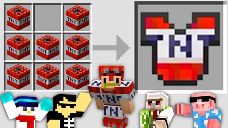 【マイクラ】なんでも装備できる世界でサバイバル！