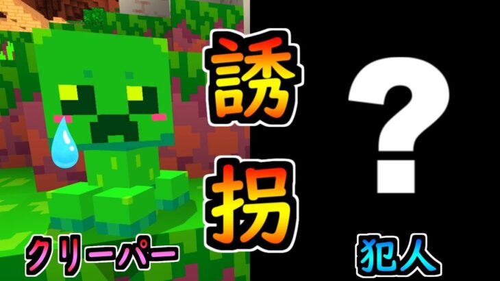 【悲報】クリーパーが何者かに誘拐された😱【茶番/マインクラフト】