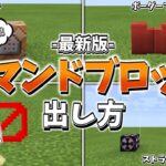 【スイッチ対応】コマンドブロック・隠しブロックの出し方と使い方!! ver1.17対応!!【マイクラコマンドブロック出し方】