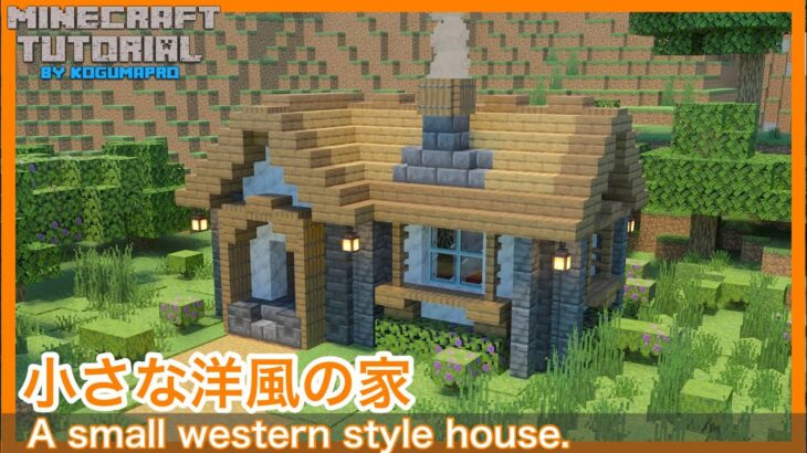 マインクラフト 1 17 小さな洋風の家 マイクラ建築講座 Minecraft Summary マイクラ動画