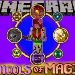 D&D Magic for Minecraft. A mod Showcase of Schools of Magic