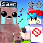 Isaac vs Boyfriend in Friday Night Funkin Minecraft (FNF Mod)