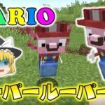 【マイクラ】マリオがウーパールーパーに！？様々なウーパールーパーを追加するMODがヤバすぎた！ゆっくり達のマインクラフト【Minecraft】