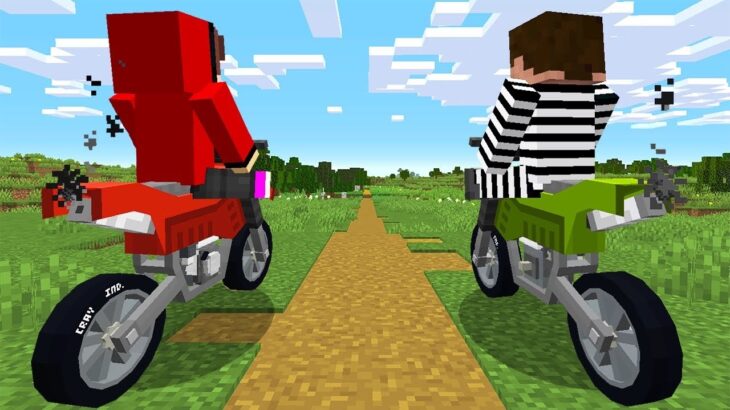 Minecraft Bike Thief VS Hunter