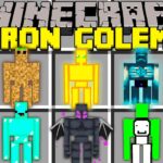 Minecraft IRON GOLEMS MOD!  (GOD, Buff, Ender, TNT, Herobrine Etc.) @Moose